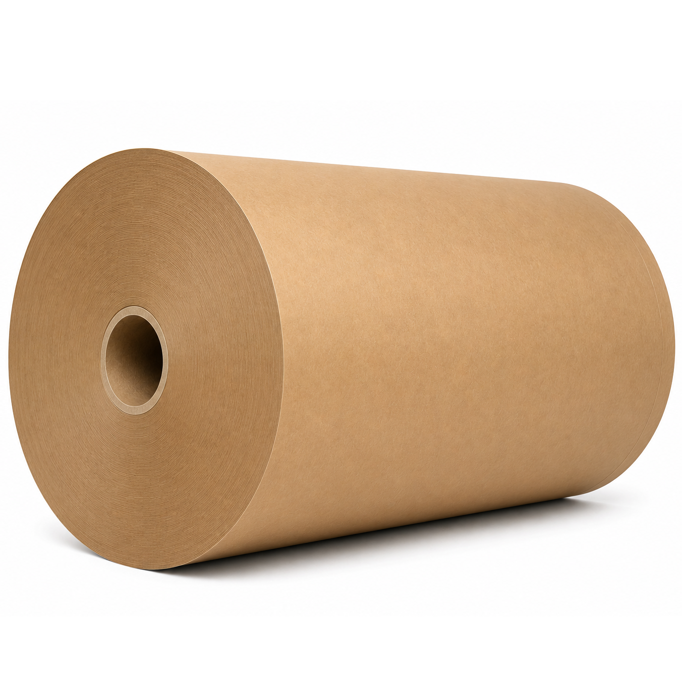 Unbleached Bagasse Kraft Paper Roll | 90 GSM