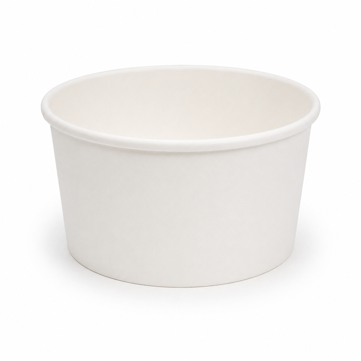 White Paper Round Soup Container Bowls