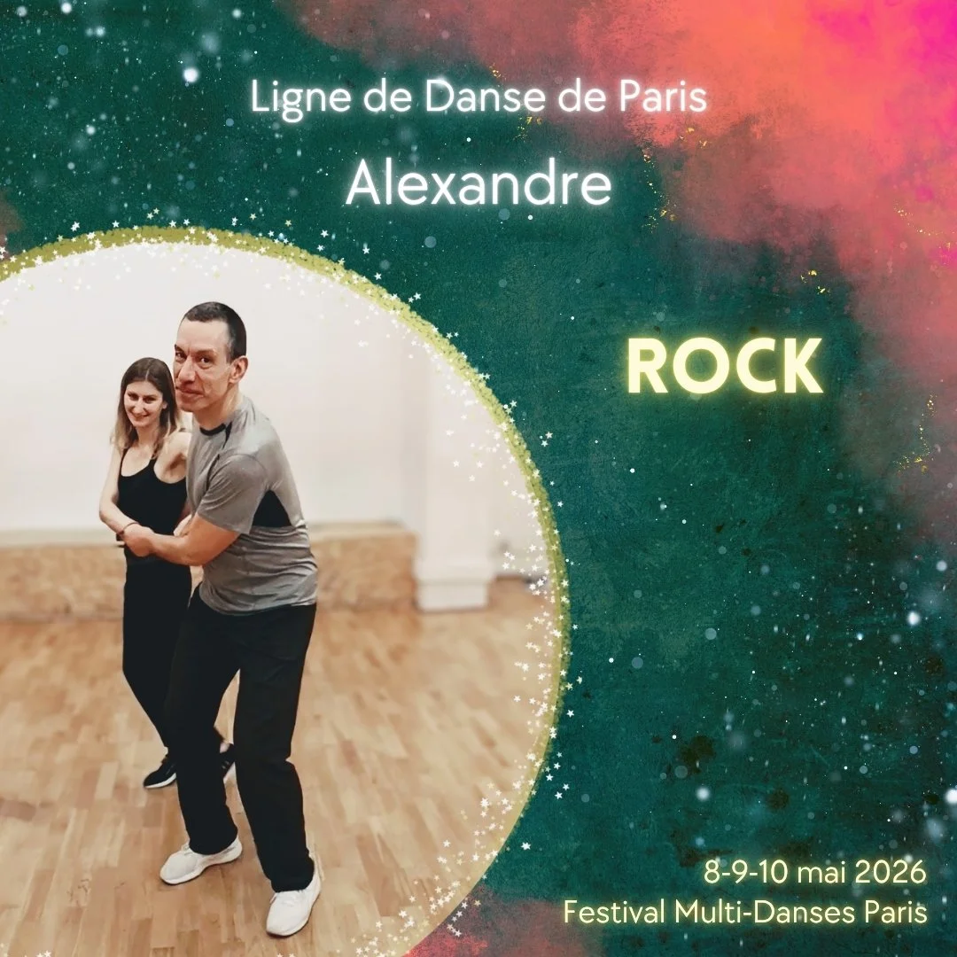 Pr&eacute;sentation des professeurs (5/27)

✨ Rock ✨
Alexandre
[&Eacute;cole Ligne de Danse de Paris]

Le Rock (ou Rock 6 temps) est une danse de couple n&eacute;e en Europe dans les ann&eacute;es 1950, inspir&eacute;e du Rock&rsquo;n&rsquo;roll am&e