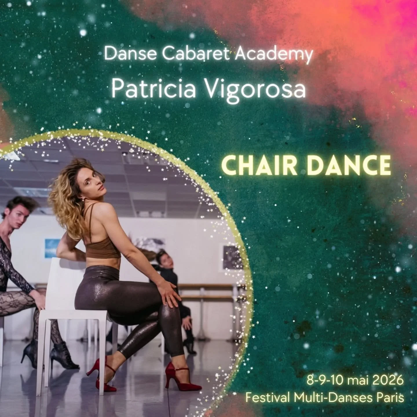 Pr&eacute;sentation des professeurs (11 / 27)

✨ Chair Dance ✨
Patricia Vigorosa
[&Eacute;cole Danse Cabaret Academy]

La Chair Dance est une discipline &agrave; la crois&eacute;e de la danse cabaret, du jazz et de la performance sc&eacute;nique, qui