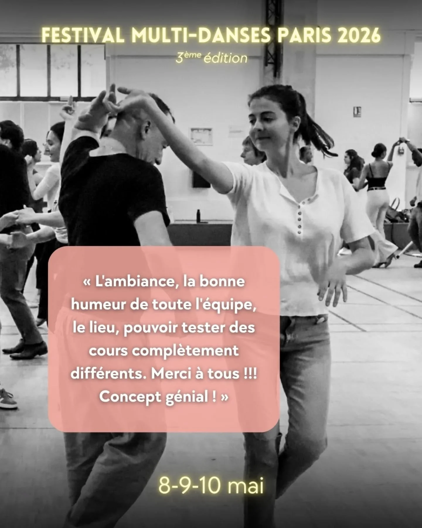 💬 &ldquo;L&rsquo;ambiance est incroyable&rdquo;
💬 &ldquo;On d&eacute;couvre plein de styles en un week-end&rdquo;
💬 &ldquo;Super &eacute;nergie du d&eacute;but &agrave; la fin&rdquo;

Merci &agrave; tous ceux qui font vivre le festival chaque ann&