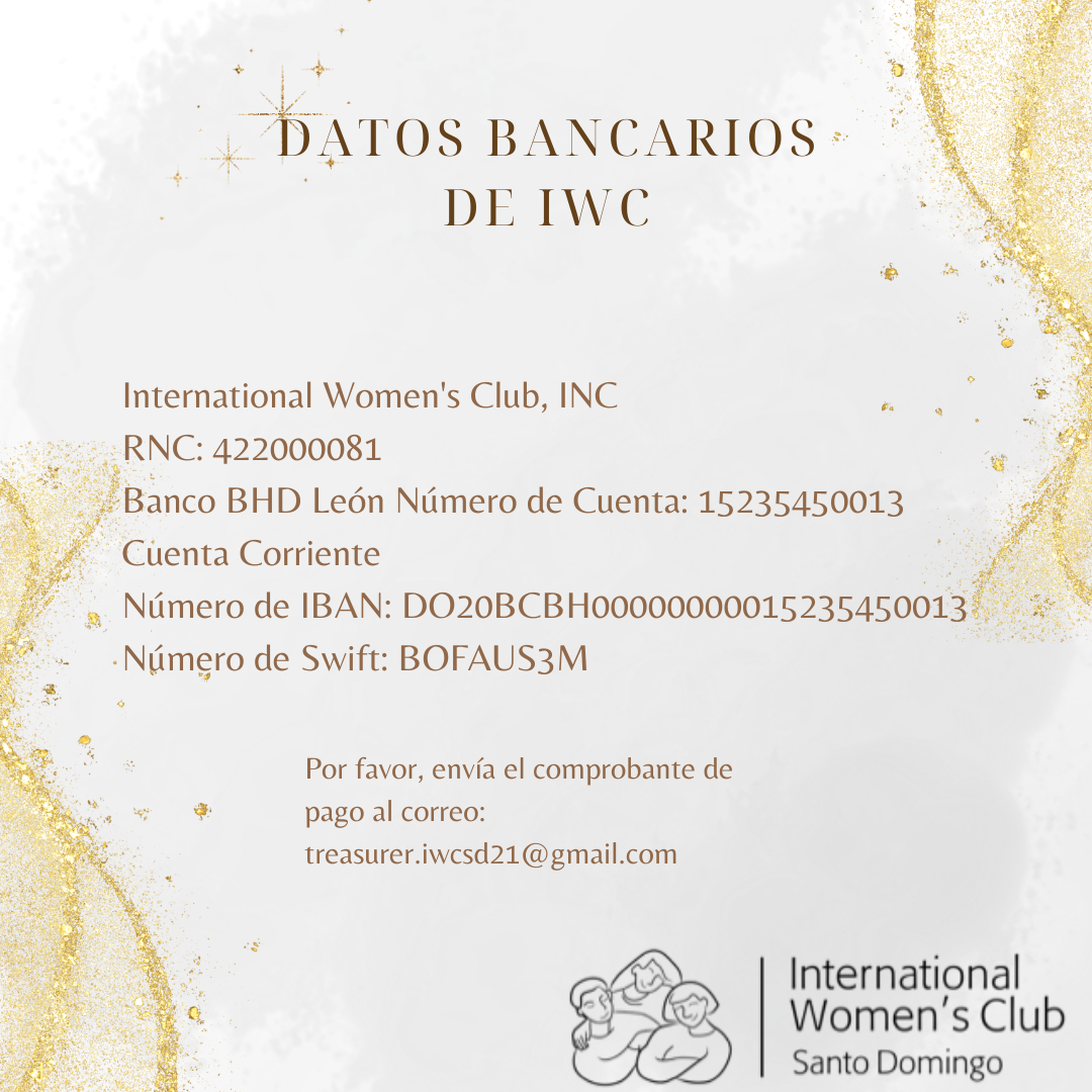 IWC bank information