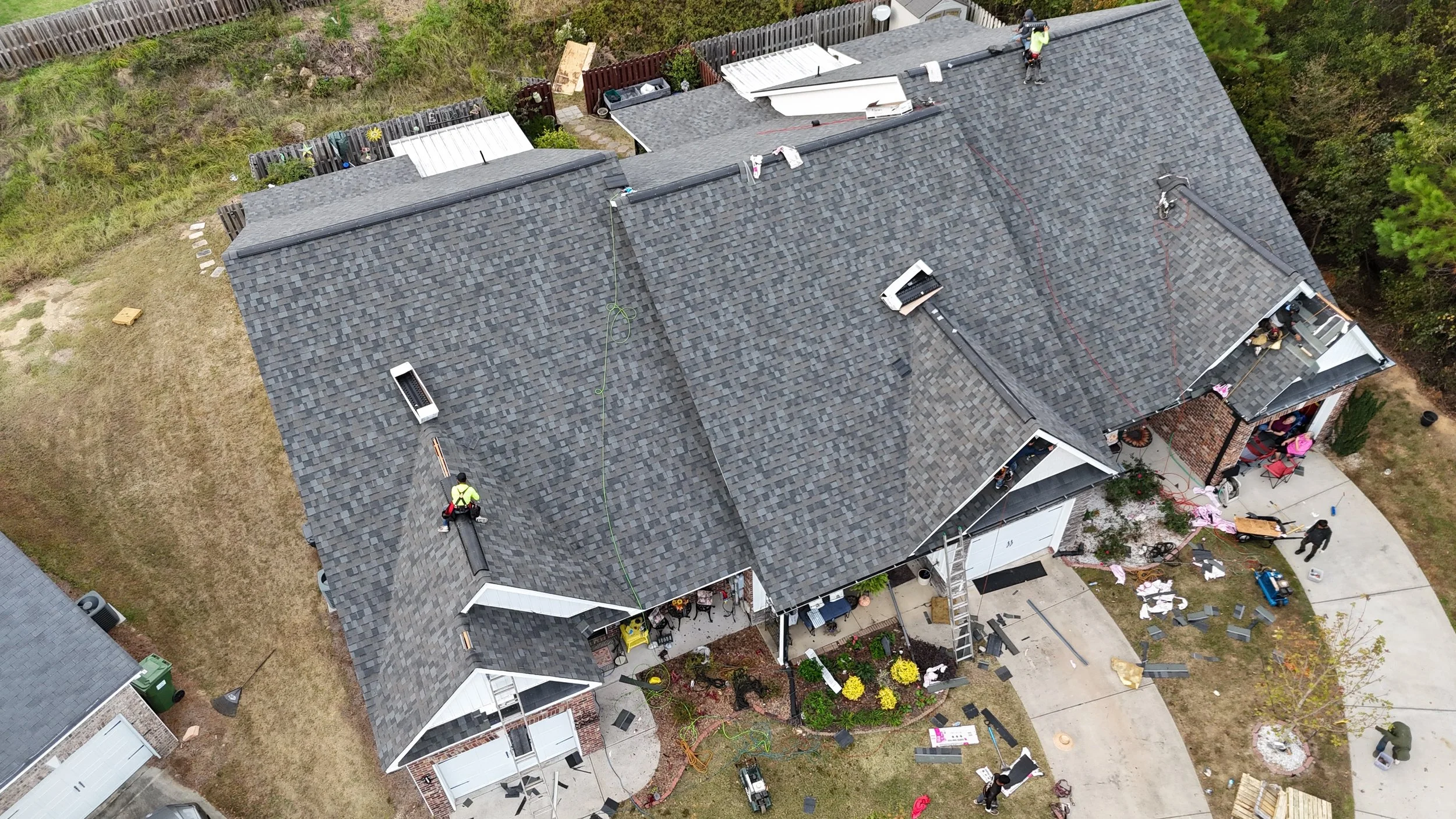 Three Augusta Roof Replacements Completed in One Day After Hurricane Helene