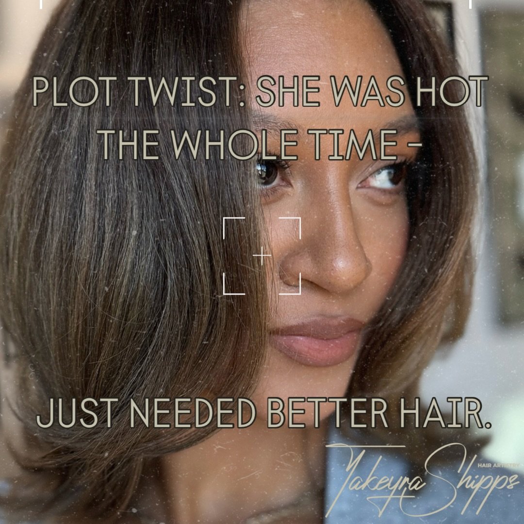 Plot twist? It’s always been you — the hair just caught up.
Welcome to your main character era, powered by Takeyra Shipps Hair Artistry.
📱For inquiries or to book a complimentary consultation, DM me or visit the 🔗 in my bio.