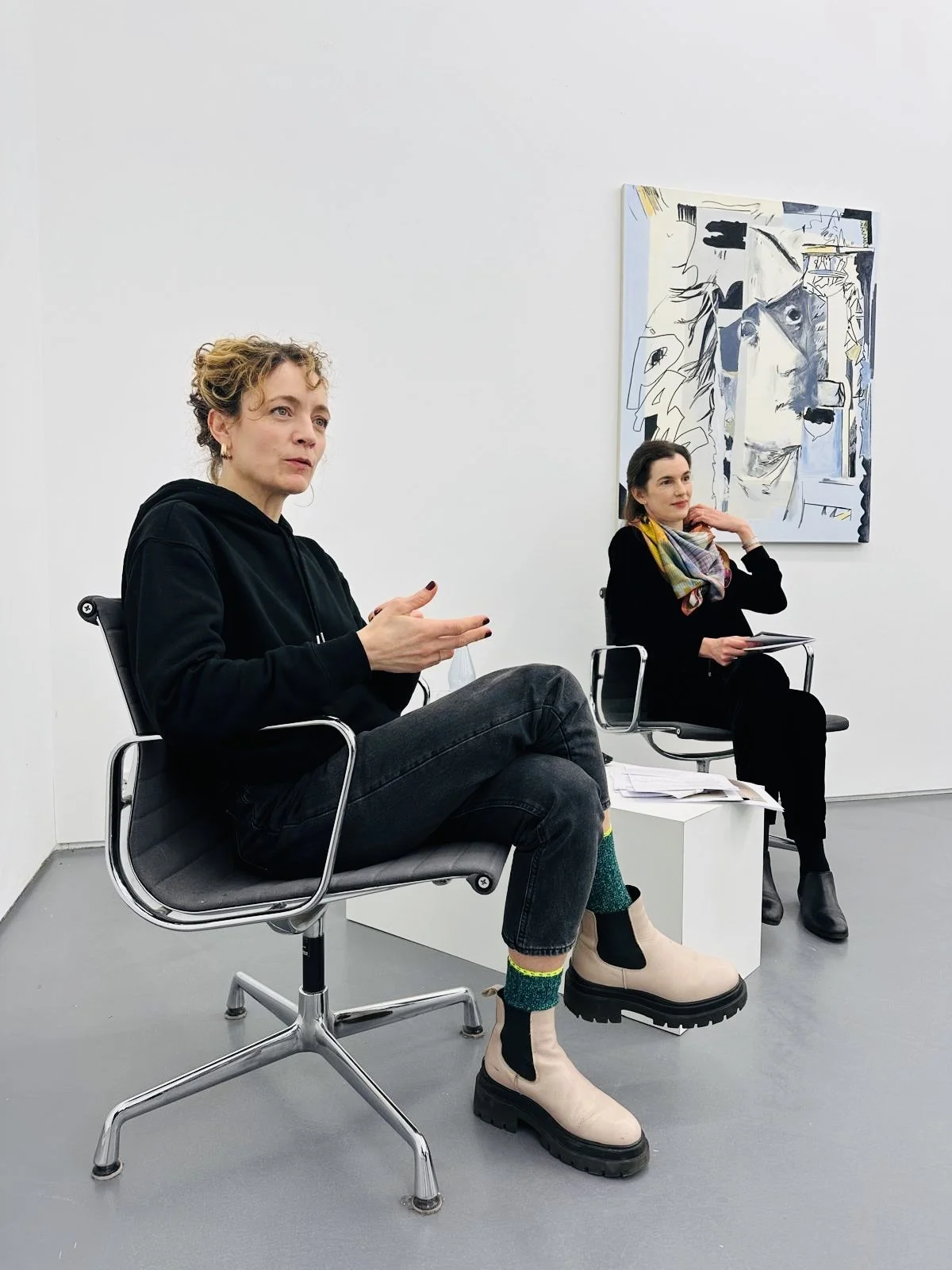 Collages with Lauren Coullard at Mountains, Berlin