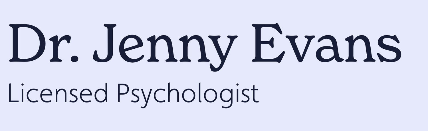 Dr. Jenny Evans PhD, Licensed Psychologist