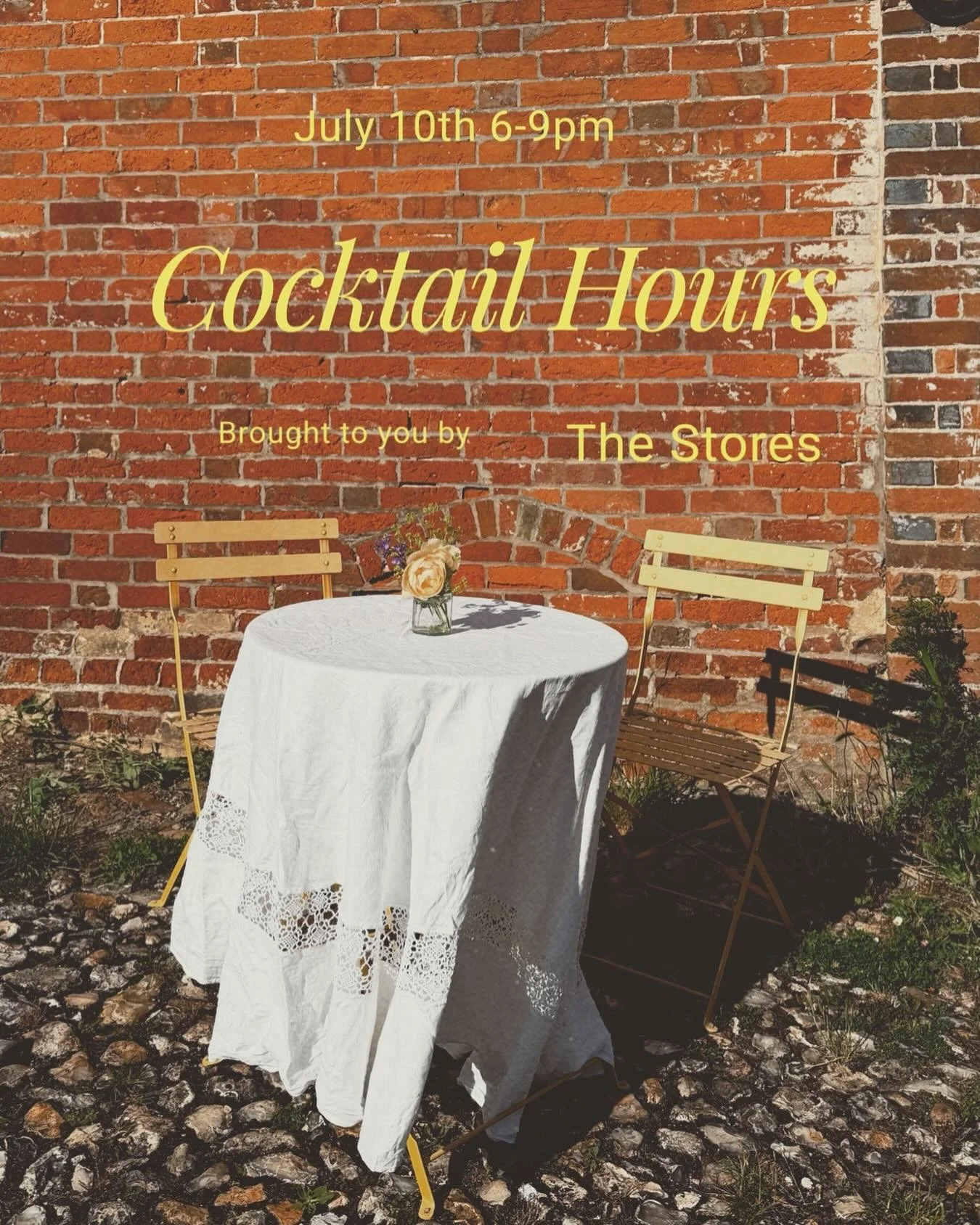 POSTPONED - Our next cocktail night at The Stores has had to be postponed :( 🏠

New date to be released soon. Can&rsquo;t wait to see you there xx