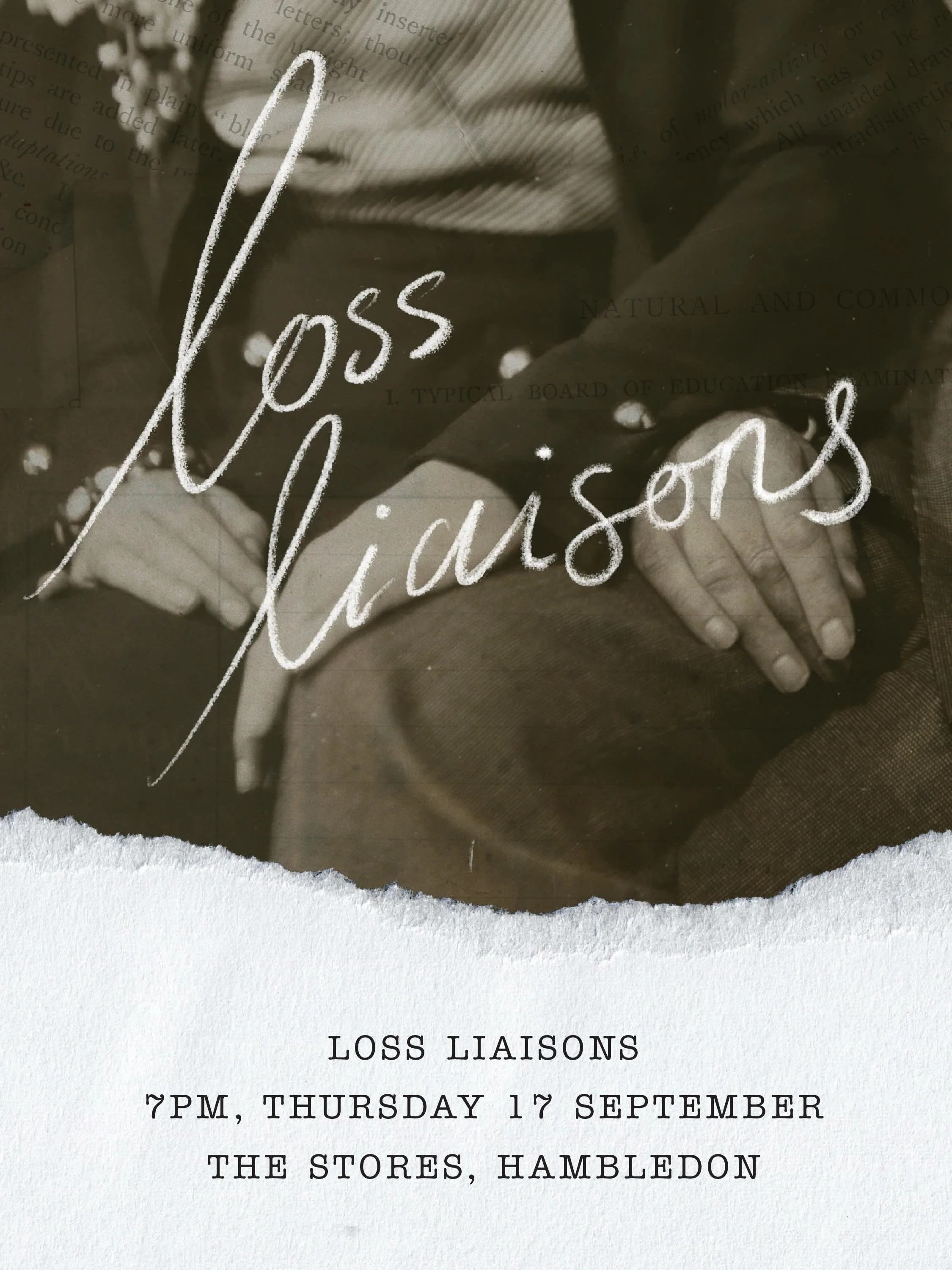 🌒 Loss Liaisons 🌓

📍 The Stores

✨ Thursday, September 17th

✨ 7pm 

A x
