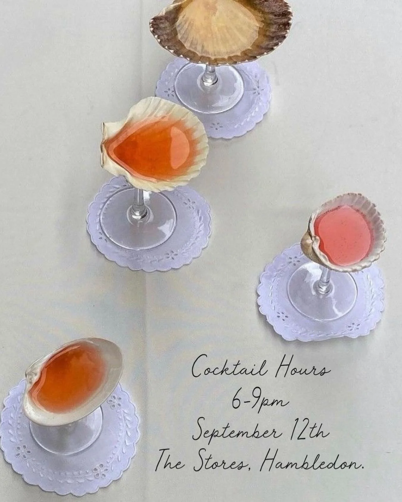 ✨ Cocktail Hours ✨

🍸 September 12 

📍The Stores 

A x