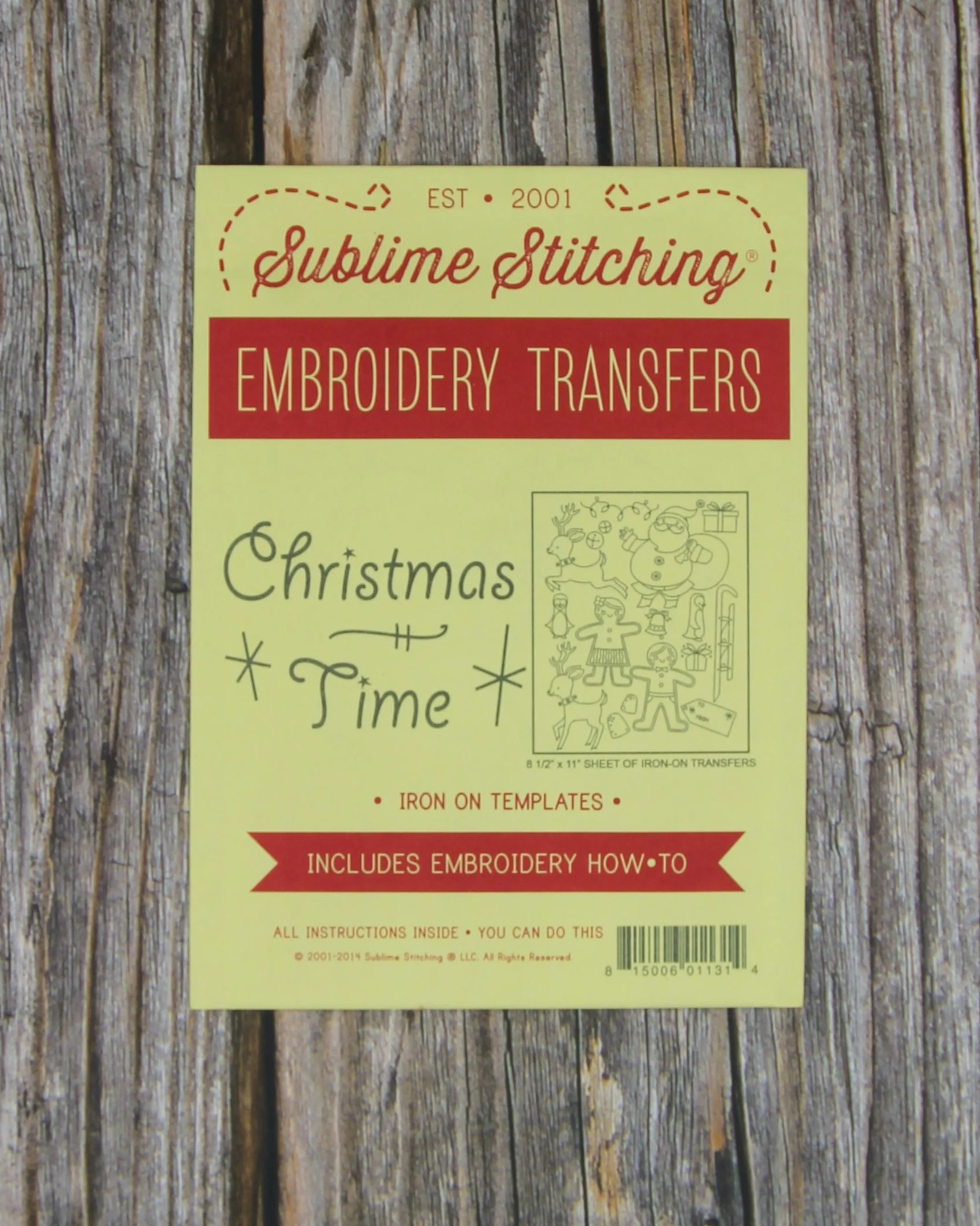Sublime Stitching Embroidery Transfers - Christmas Time
