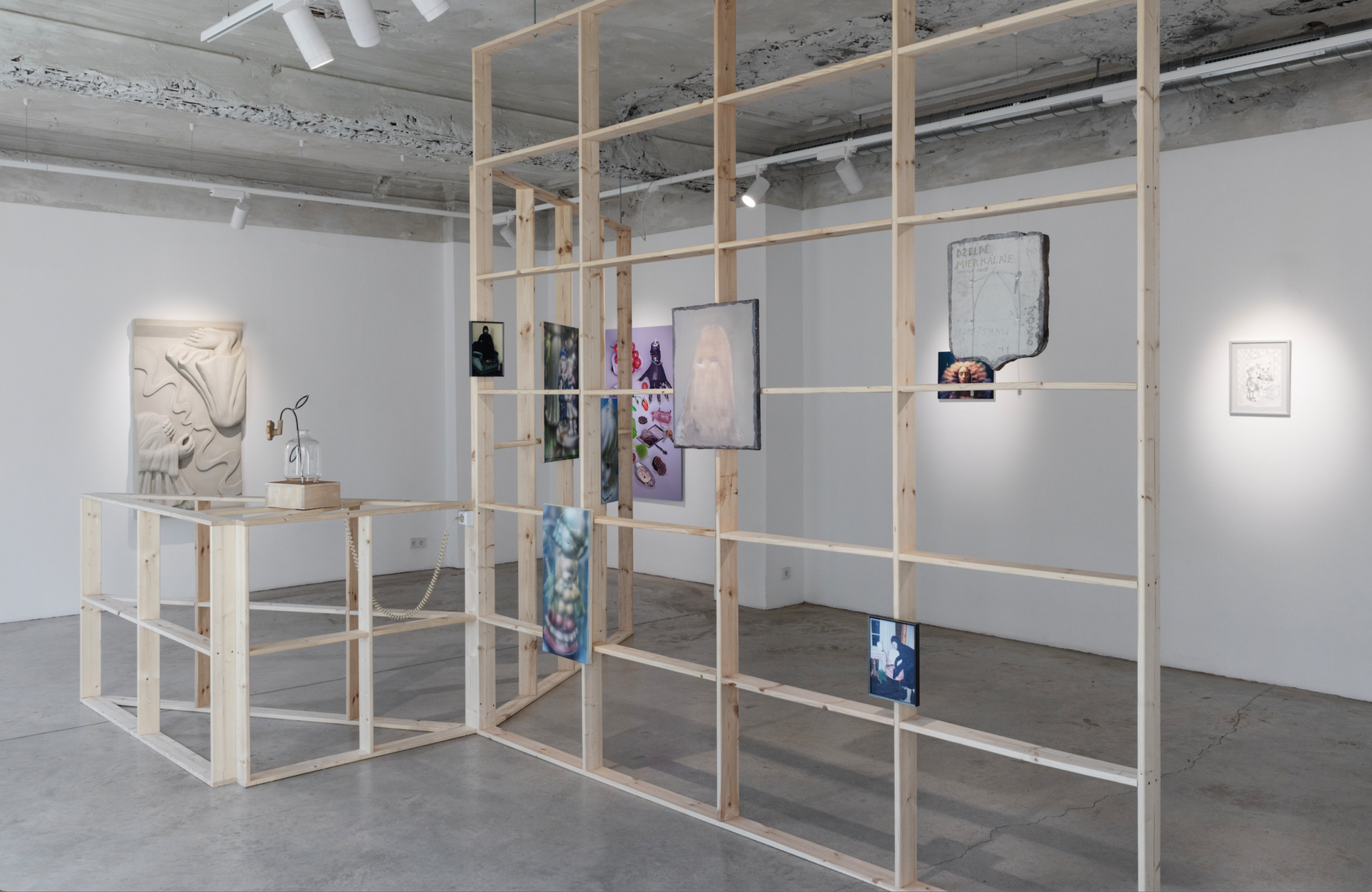 Installation view, SOOOOOO CUTE!!!!!!!!!!!!, 2026. Photo: Kristīne Madjare.