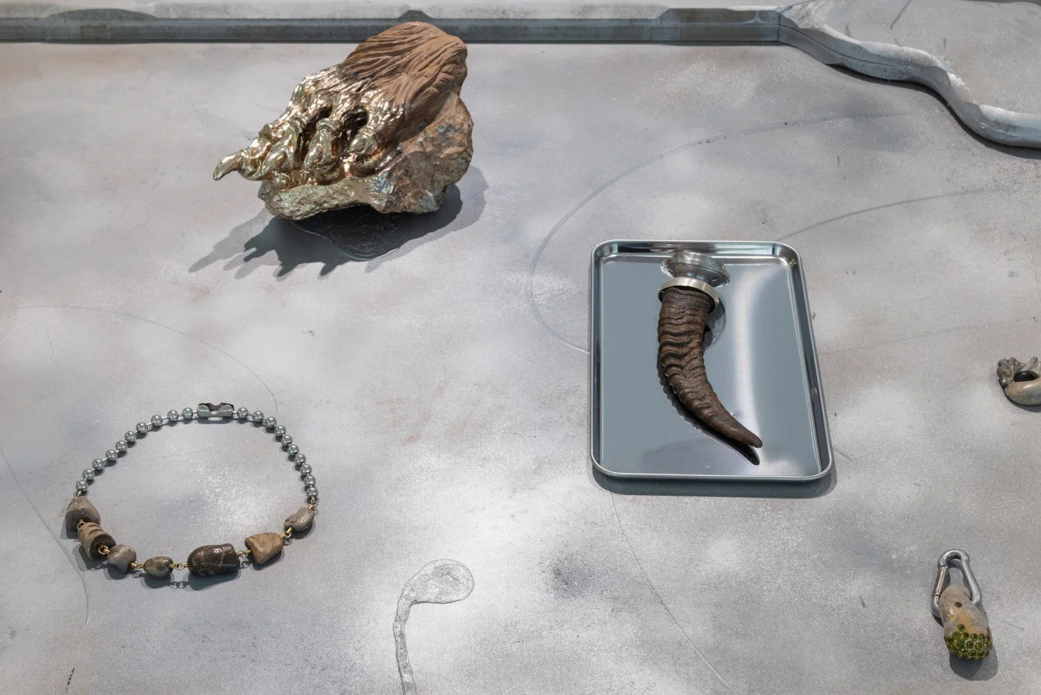 Installation view, Neanderthal Beauty Clinic, 2026. Photo: Kristīne Madjare