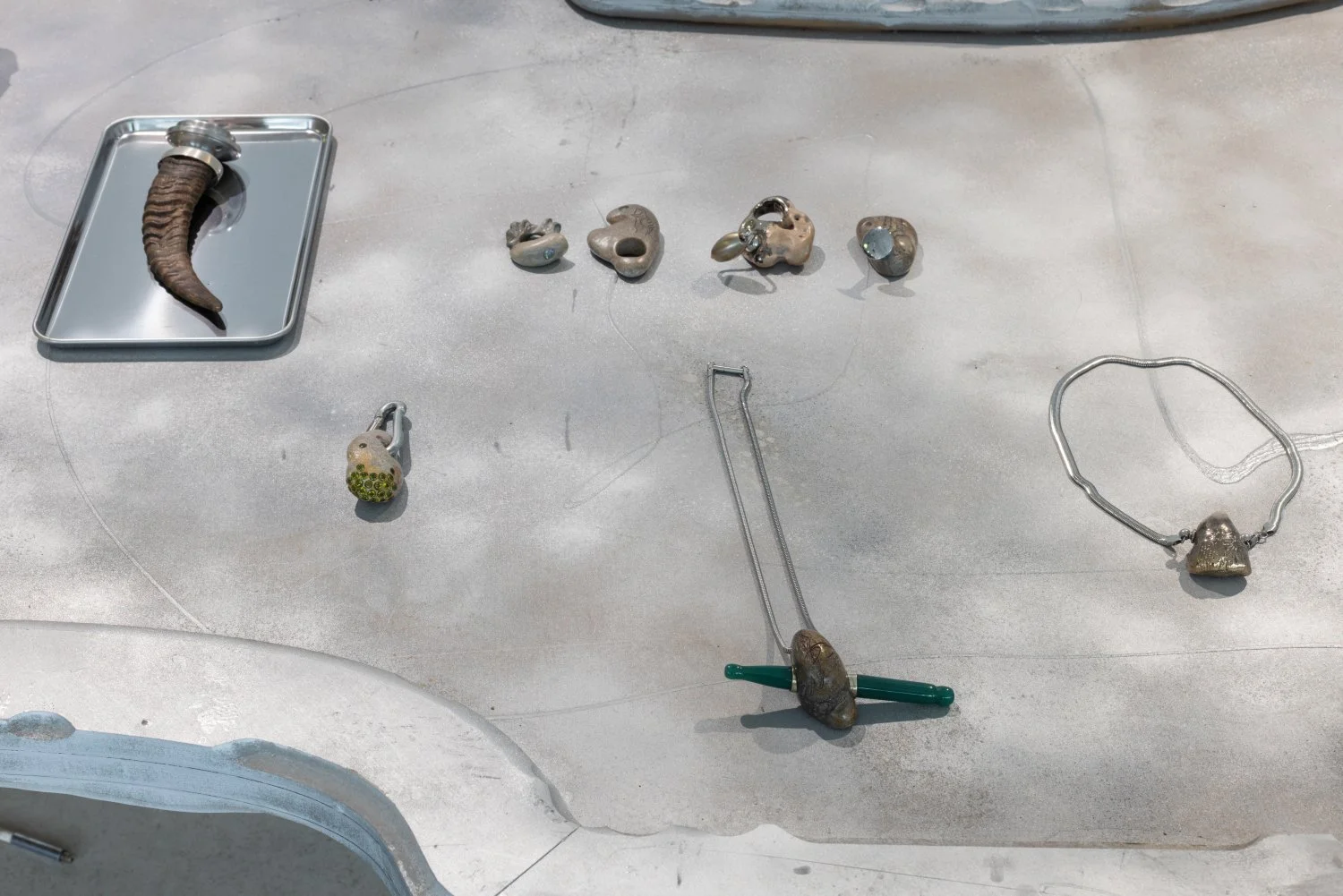 Installation view, Neanderthal Beauty Clinic, 2026. Photo: Kristīne Madjare