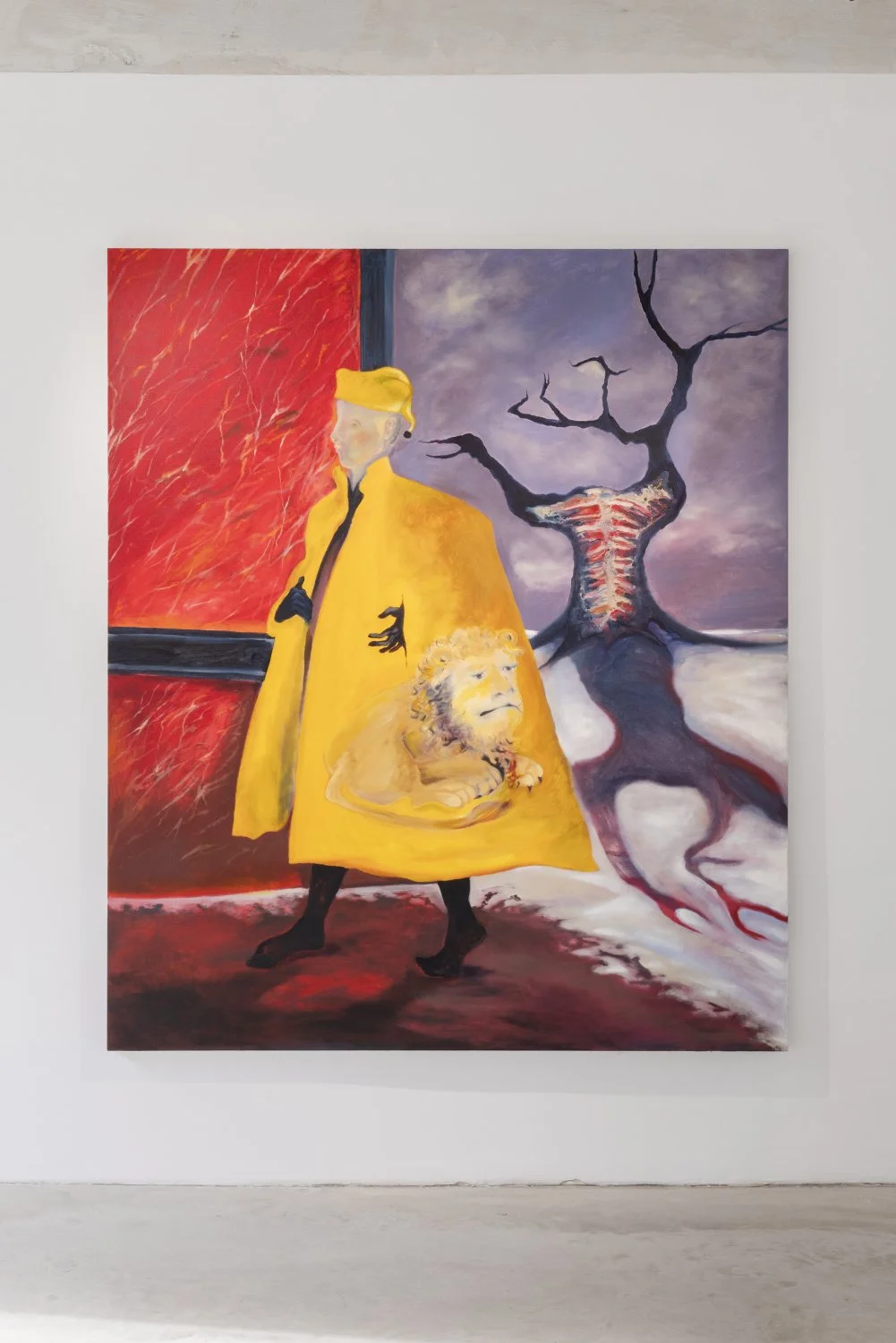 Angela Maasalu, If On A Winters Night A Traveller, 2026, Oil on canvas
200 x170 cm. Photo: Kristīne Madjare
