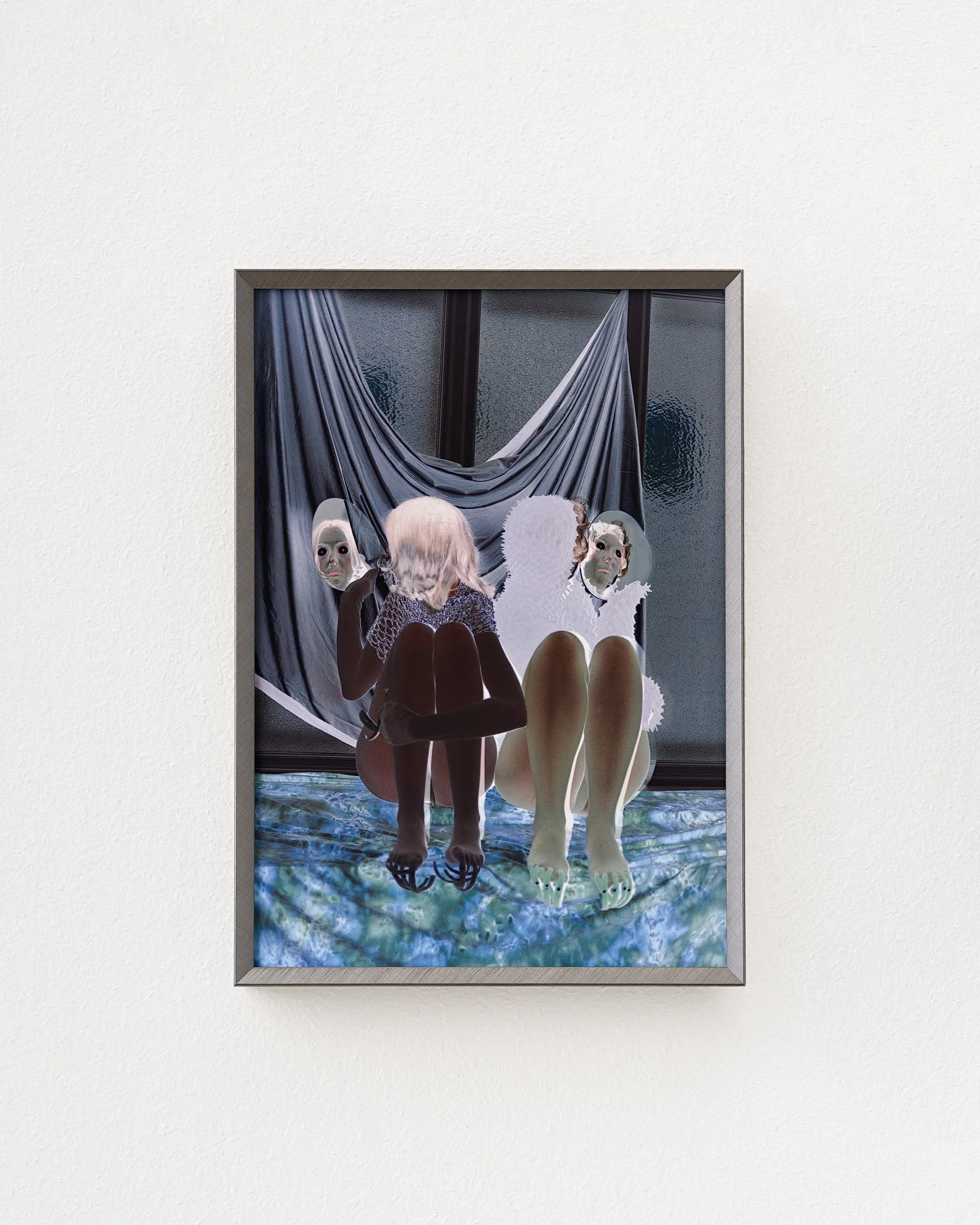 Agate Tūna, From series: Familiar (Pocket Spirits), 2026, Digital archival pigment print on archival paper mounted on neobond, aluminium frame, Print edition 2/5 + 2AP,  24 x 17 cm. Photo: Inguss Bajārs

