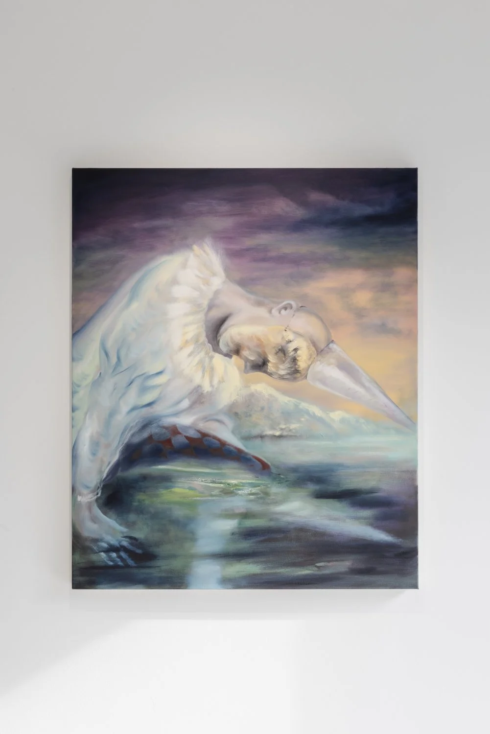 Angela Maasalu, Prayers Of Contrition, 2026,
Oil on canvas, 110 x 90 cm. Photo: Kristīne Madjare