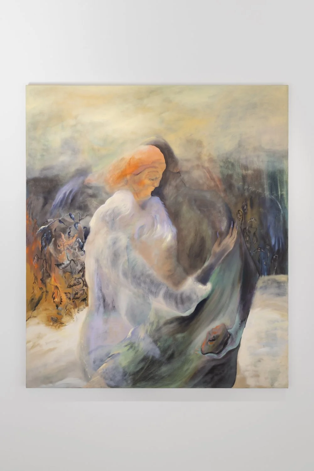 Angela Maasalu, The True Deceiver, 2026 
Oil on canvas, 150 x 130 cm. Photo: Kristīne Madjare
