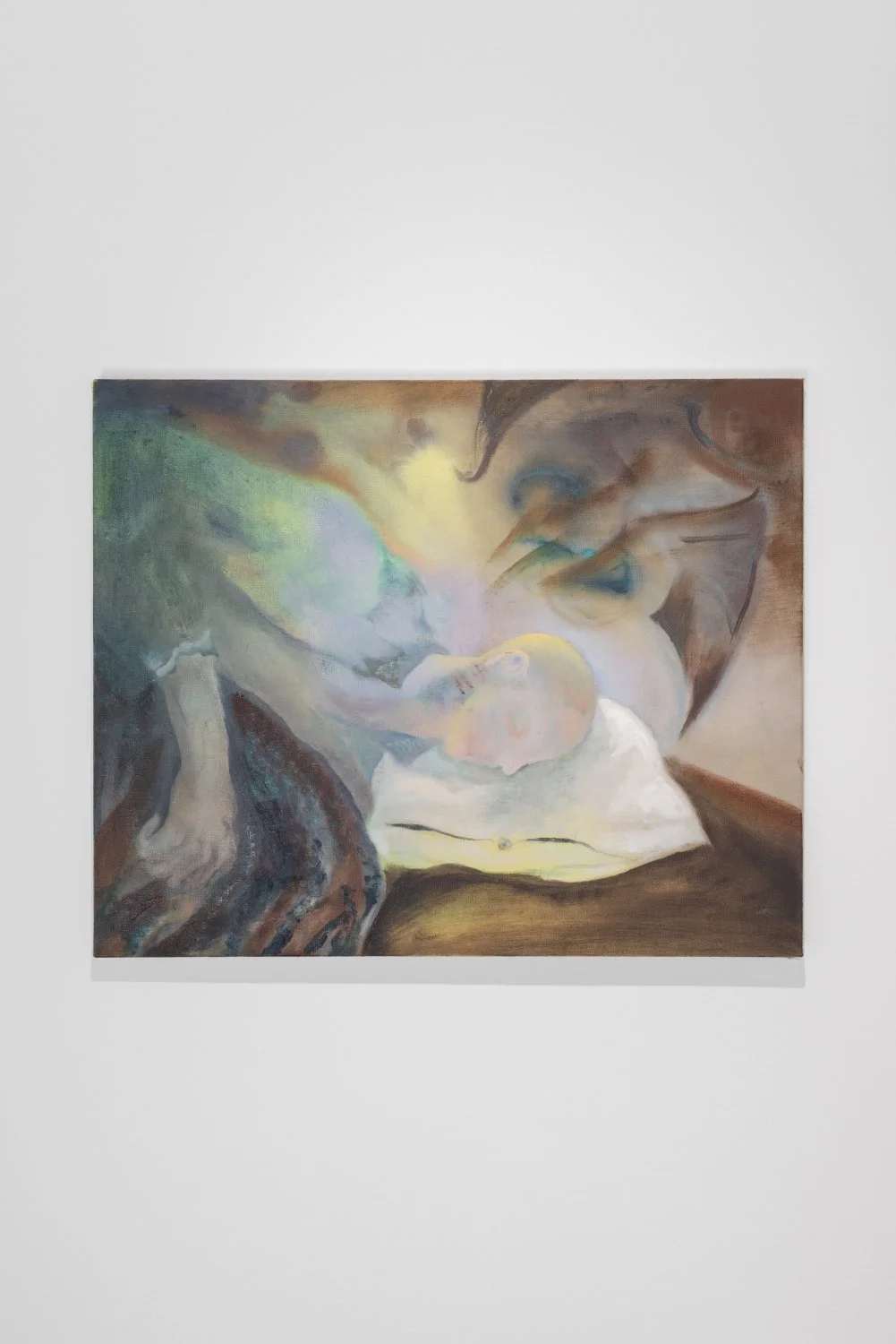 Angela Maasalu, Night, 2025, Oil on canvas, 61 x 51cm. Photo: Kristīne Madjare
