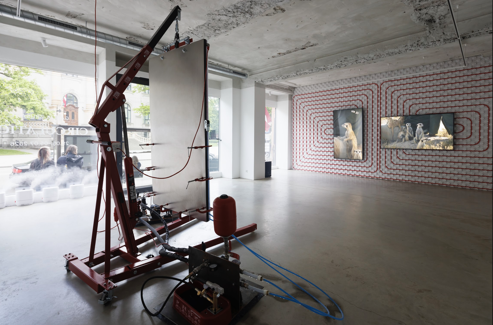 Installation view, Gabija Grušaitė, CIRCUALATION, 2026. Photo: Ansis Starks