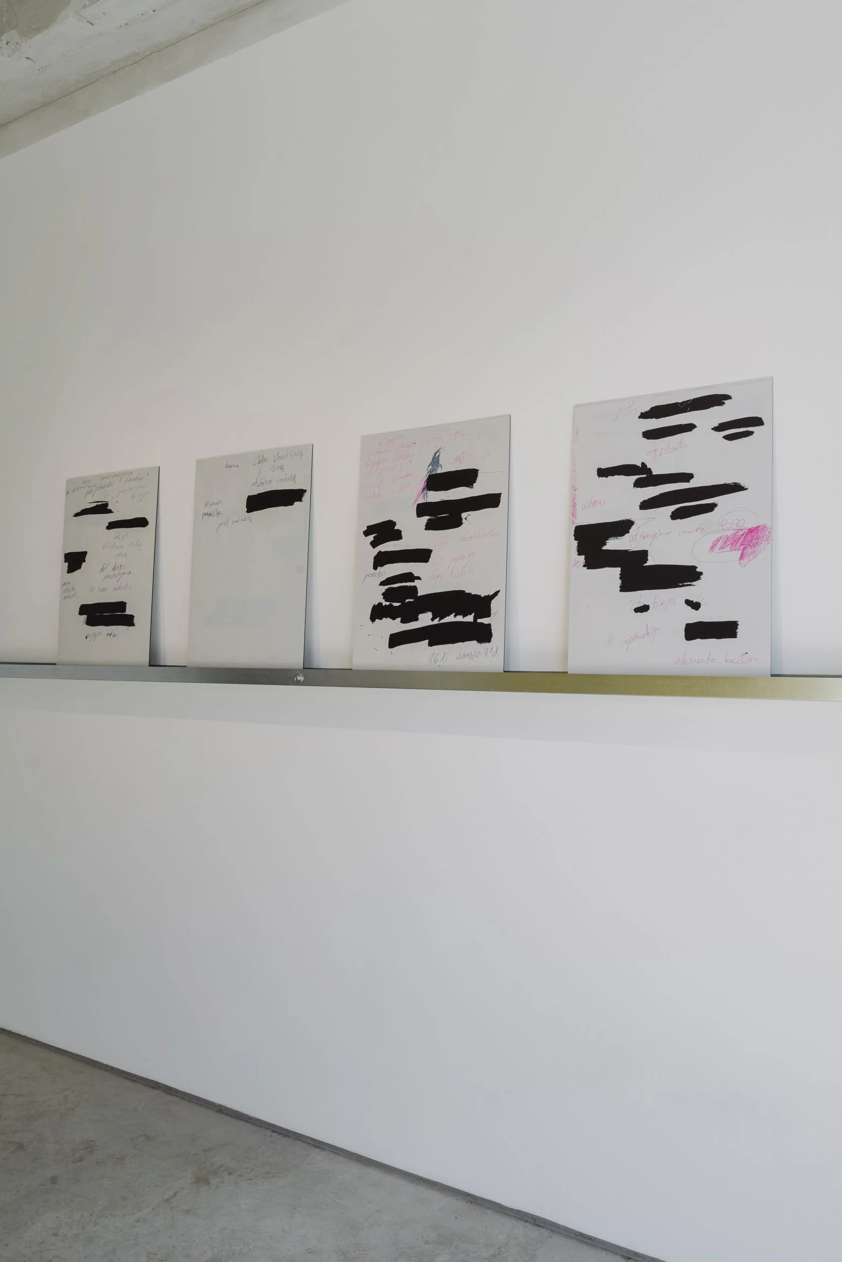 Ona Barbora Šlapšinskaite, Archive photo 1-4, 2026, UV print on Aludibond, 60 x 40 cm. Photo: Dasha Trofimova.