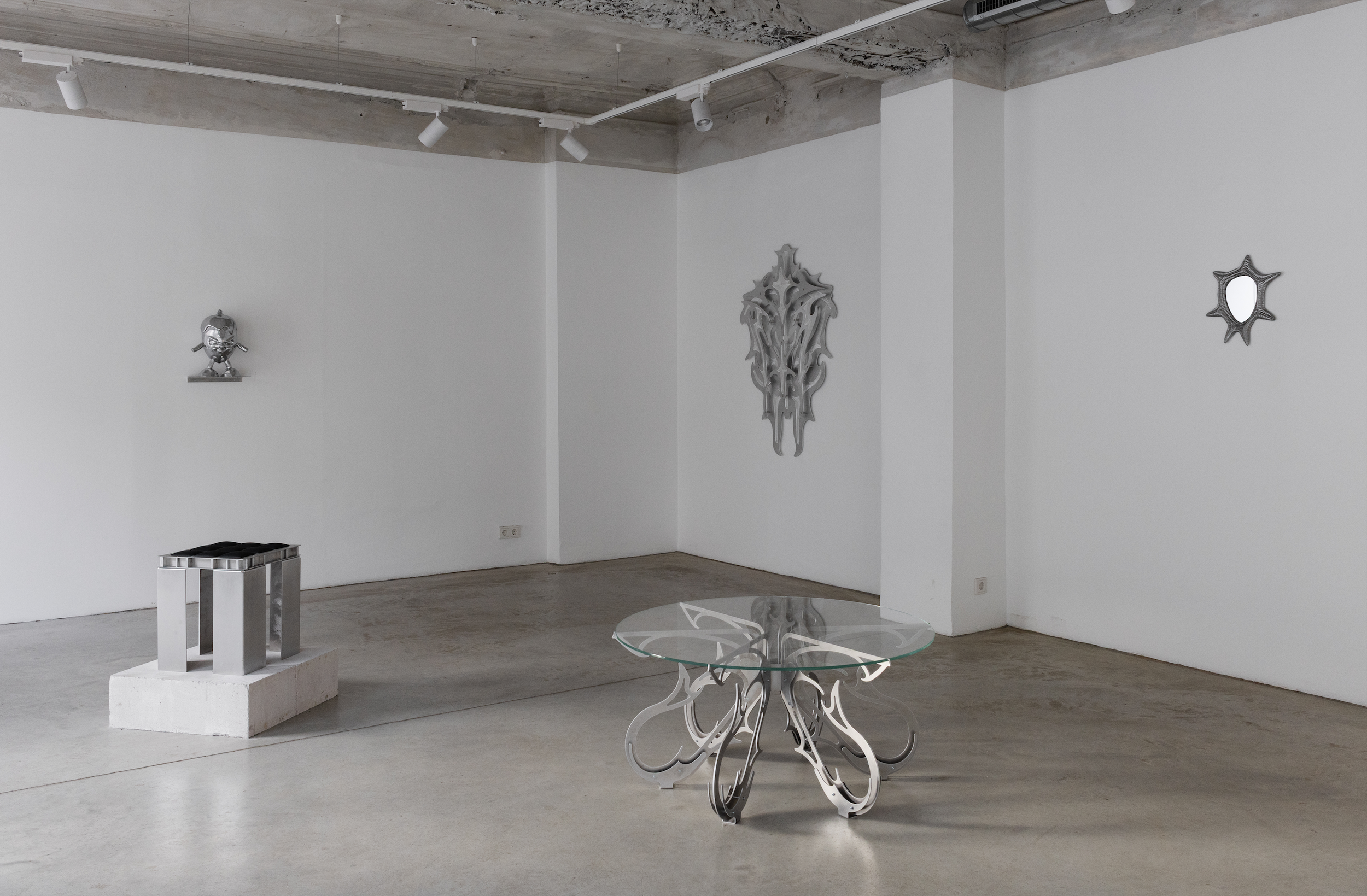 Installation view, Aleksandrs Breže, Threshold, 2026. Photo: Kristīne Madjare