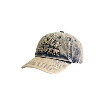 DIAS ARCH STACK DENIM CAP BROWN WASH_Front-2.jpg