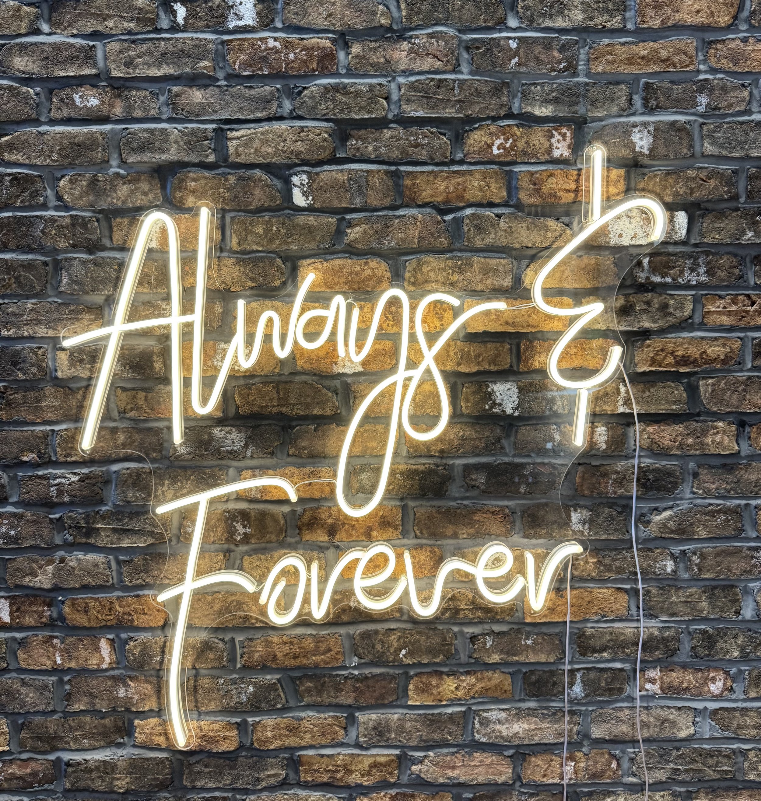 Always & Forever Light Up Sign