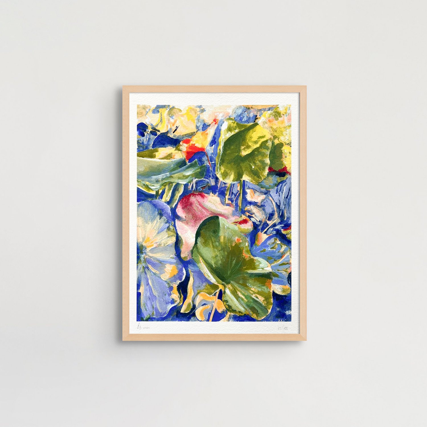 »Nelumbo«, Giclée Print