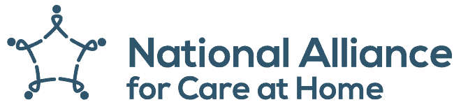Logo of the National Alliance for Care at Home featuring interconnected circles and text.