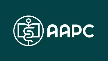 AAPC logo with a medical symbol and the letters A A P C.
