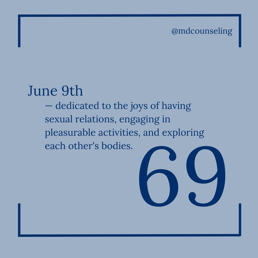 How will you celebrate today?

The number 69 is often met with giggles, but is it as fun as the idea of it? 

Is it a preferred position or not in your relationship?
.
.
.
 #CouplesTalk #LoveAndLaughter #IntimacyMatters #FunInRelationships #Celebrate