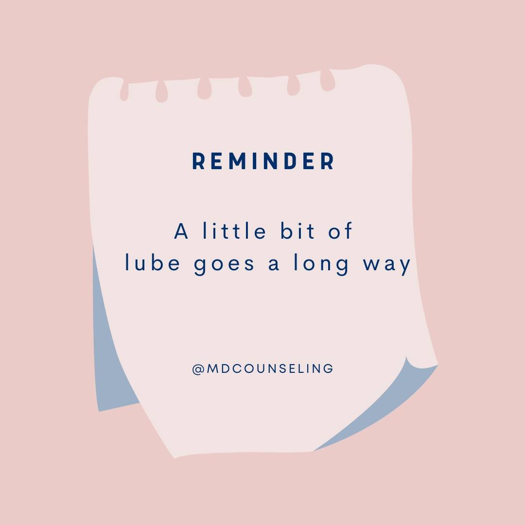 Start small! It is not a condiment.

A little bit can give the slip.
.
.
.
 #LubeEducation #IntimacyTips #RelationshipAdvice #SexPositive #WellnessMatters #HealthyRelationships #SelfCare