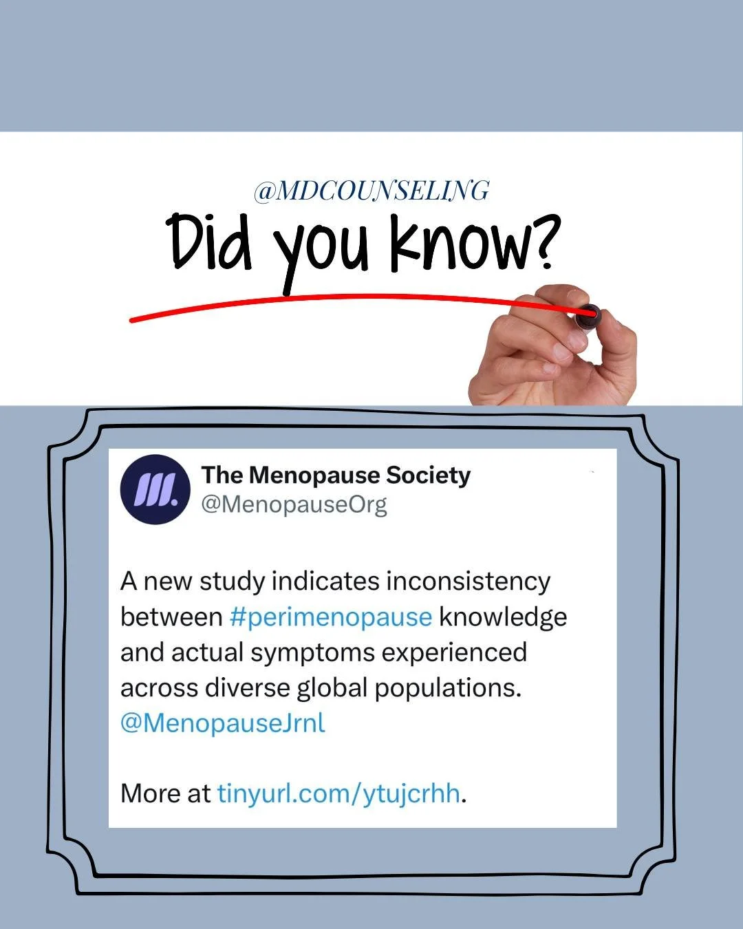 Did you know? The Menopause Society is an incredible resource for anyone navigating perimenopause and beyond! 

Not only can you find a trained provider near you, but their commitment to staying ahead of the latest research means you get the best sup