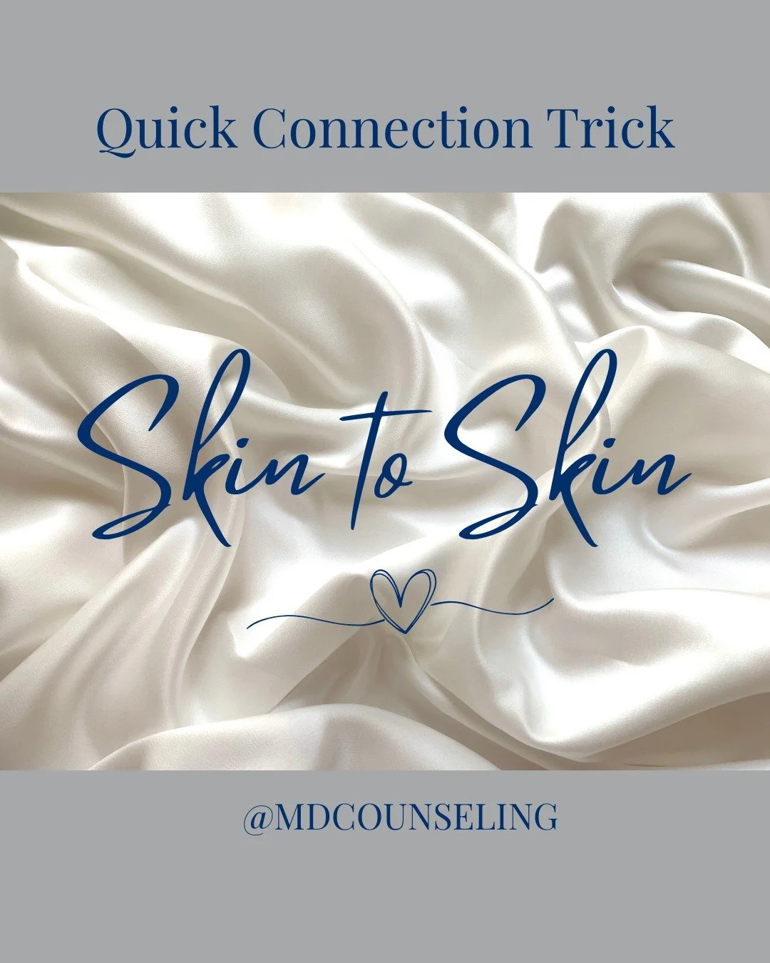 Want to increase that feeling of connection or bonding?

Skin-to-skin contact is the way to increase your oxytocin levels and bond with your partner. It is the same suggestion they give new parents when they have a baby to help with bonding. 

You ca