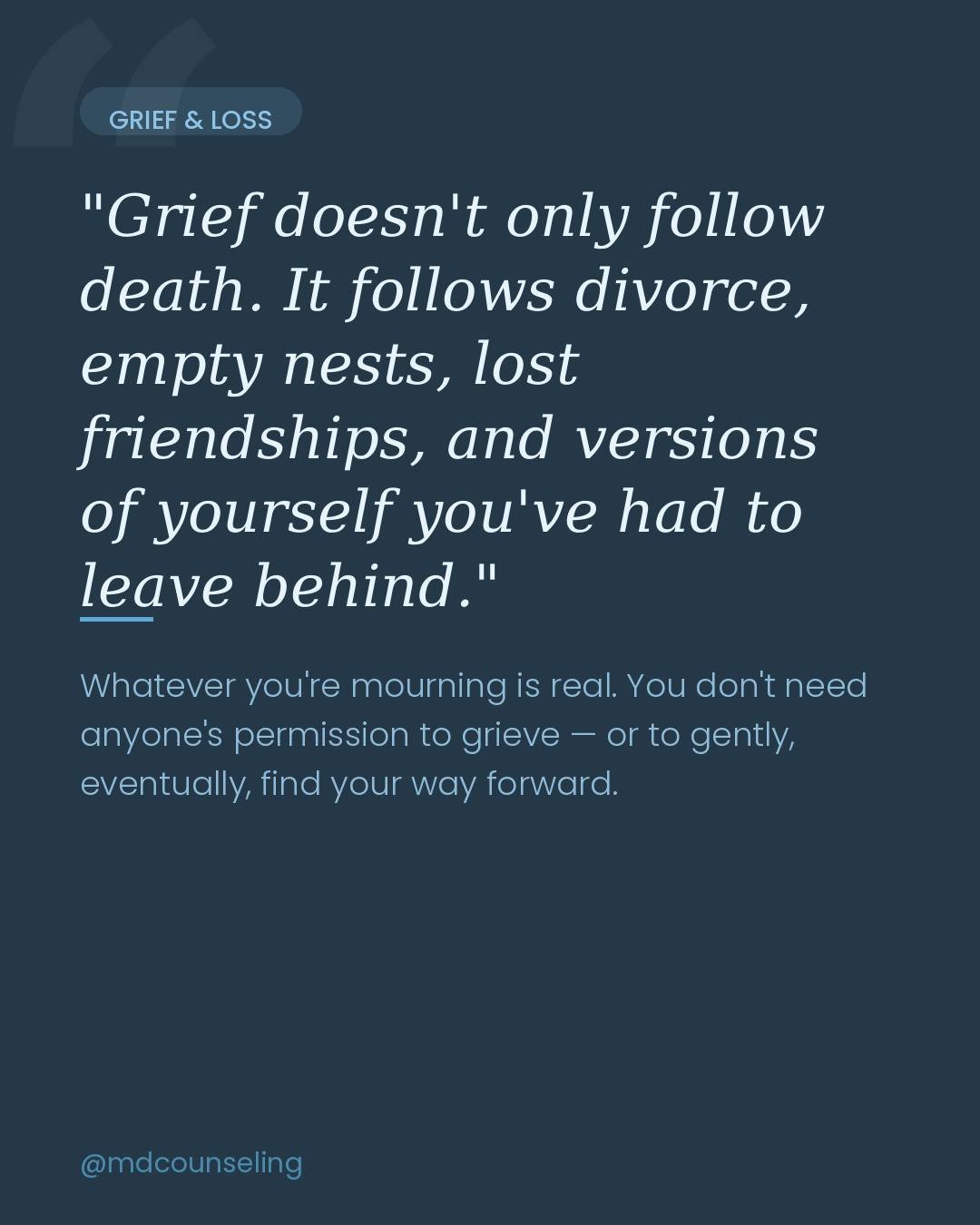 May can be a transitional month- graduations, moving, relationships ending, etc. 

Grief and joy can exist side by side- it is an AND, not an OR. 

Do not feel embarrassed or ashamed of having these feelings; they are real and need support and nurtur