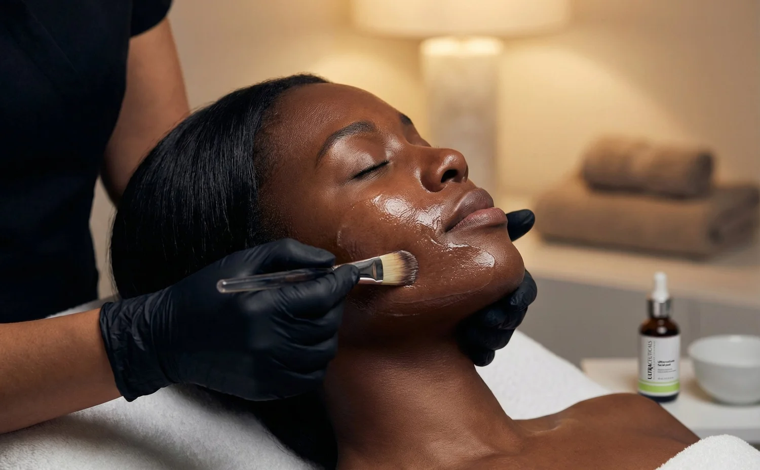 Mandelic peel facial