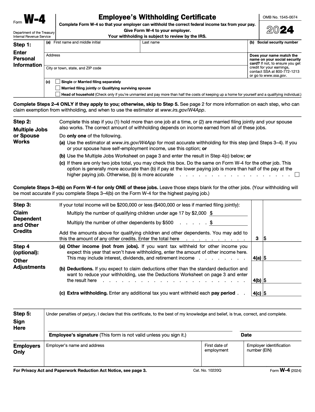 Form W-4