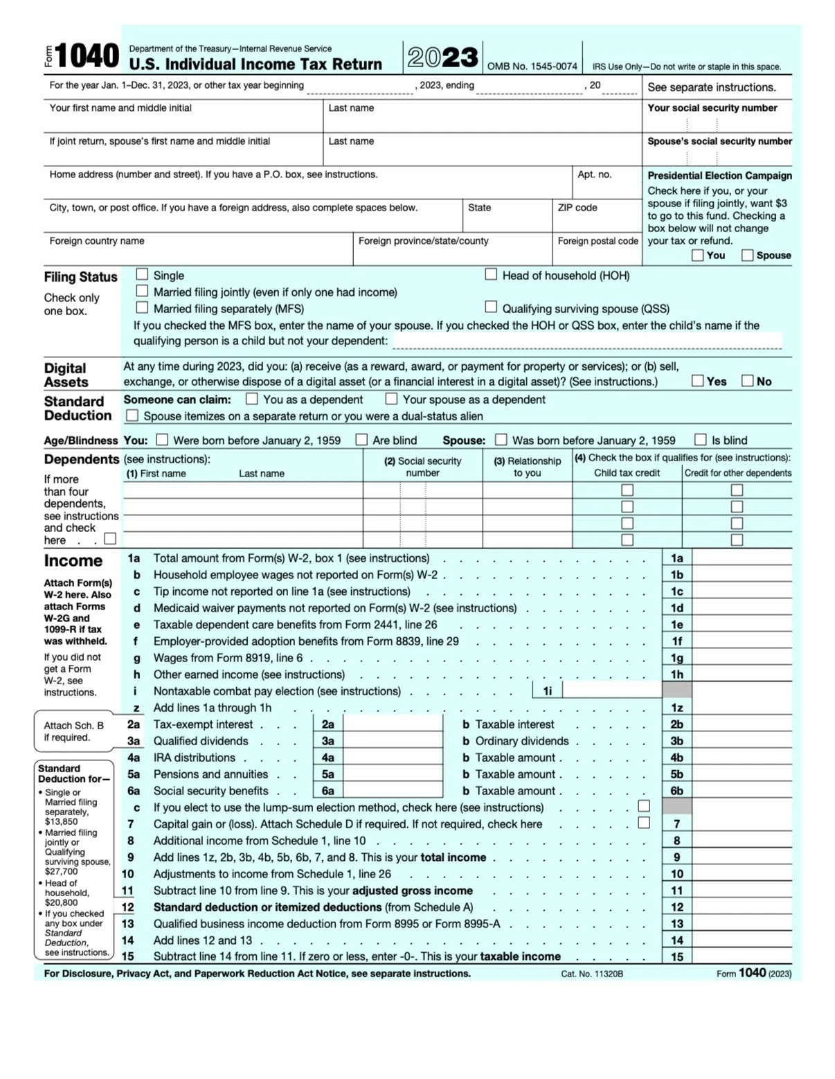 Form 1040