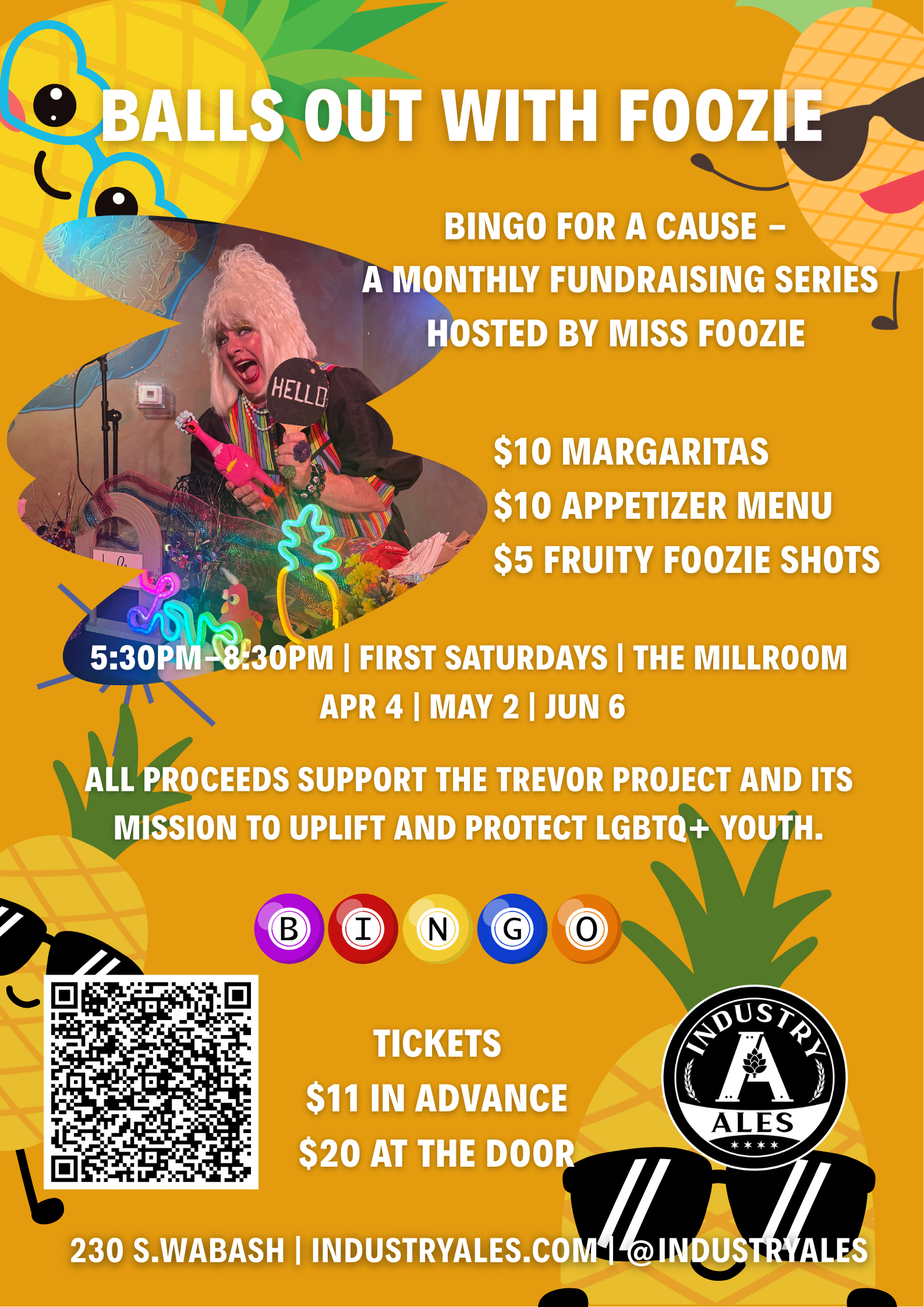 Balls Out with Foozie: Bingo for a Cause 