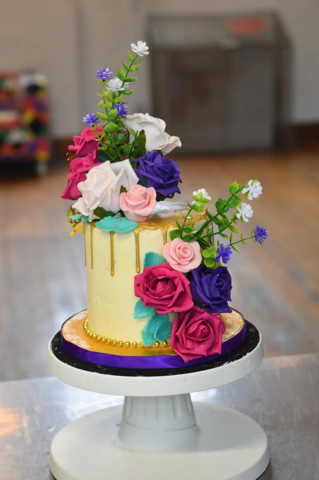 Flowers Decorated Cake