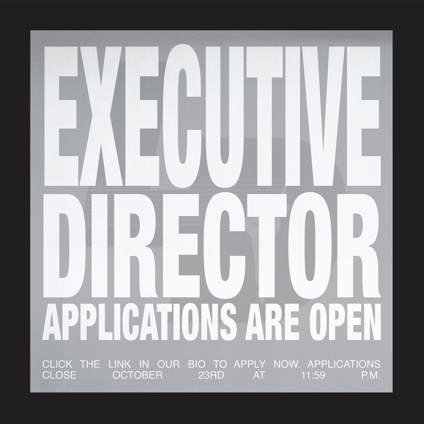 Executive Director applications are open now!! Applications close October 23 at 11:59! Click the link in our bio to apply🕺