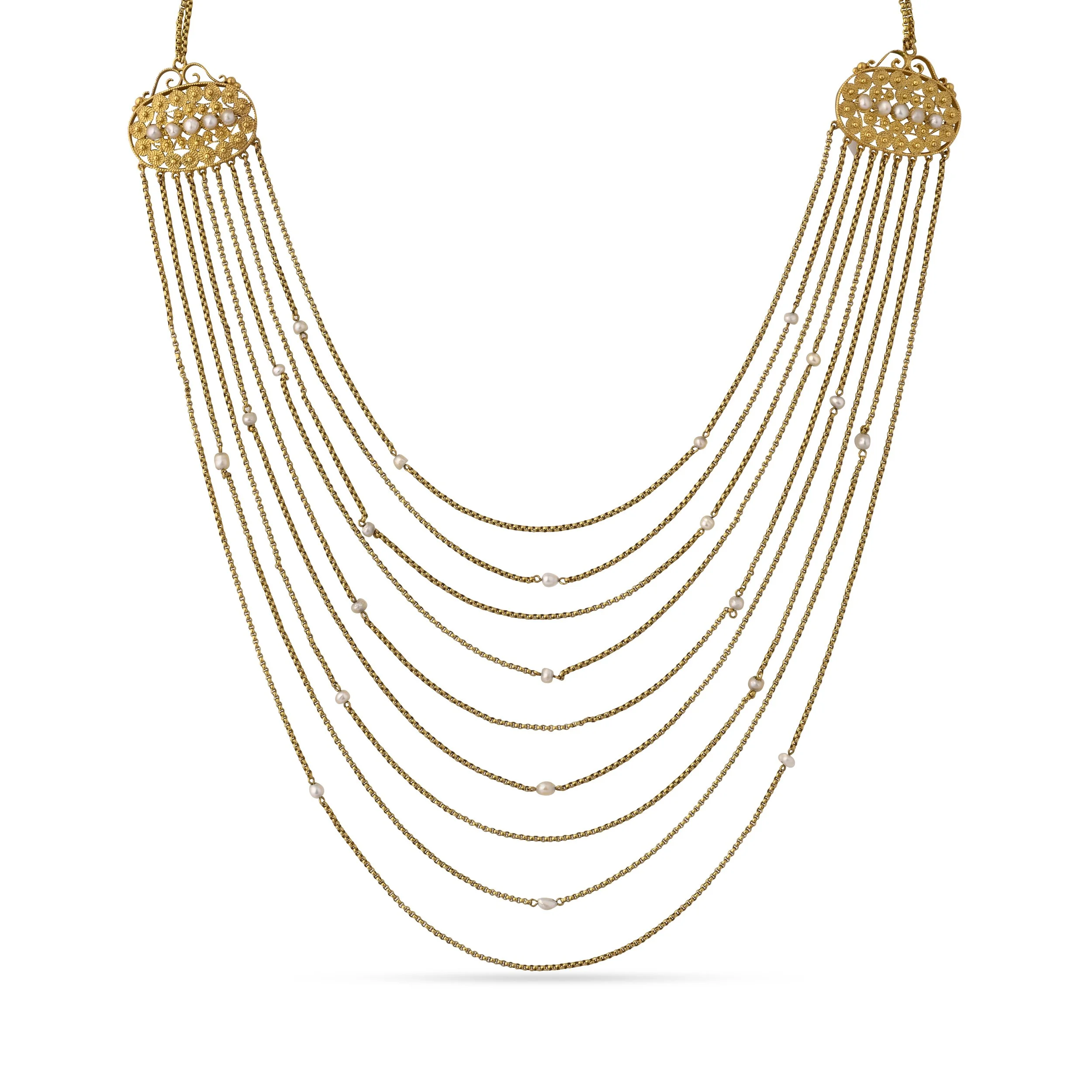 A9455B A VICTORIAN FESTOON NECKLACE.jpg