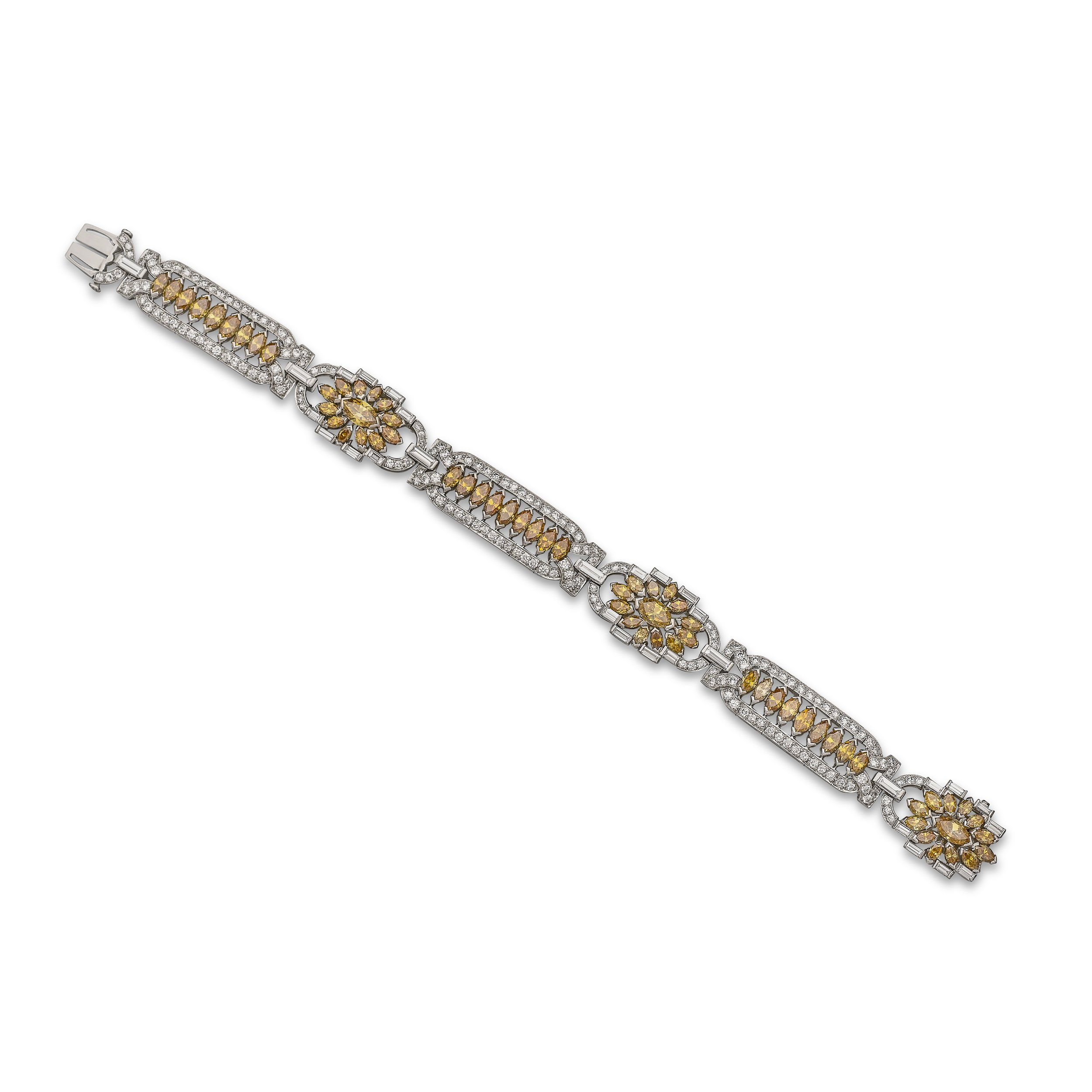A9482B AN ART DECO YELLOW DIAMOND BRACELET.jpg
