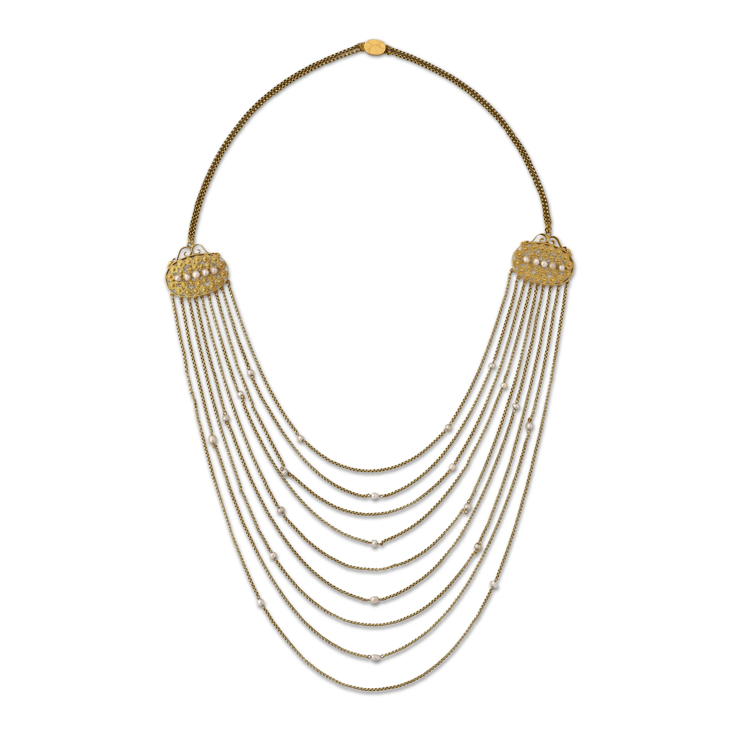 A9455A A VICTORIAN FESTOON NECKLACE.jpg