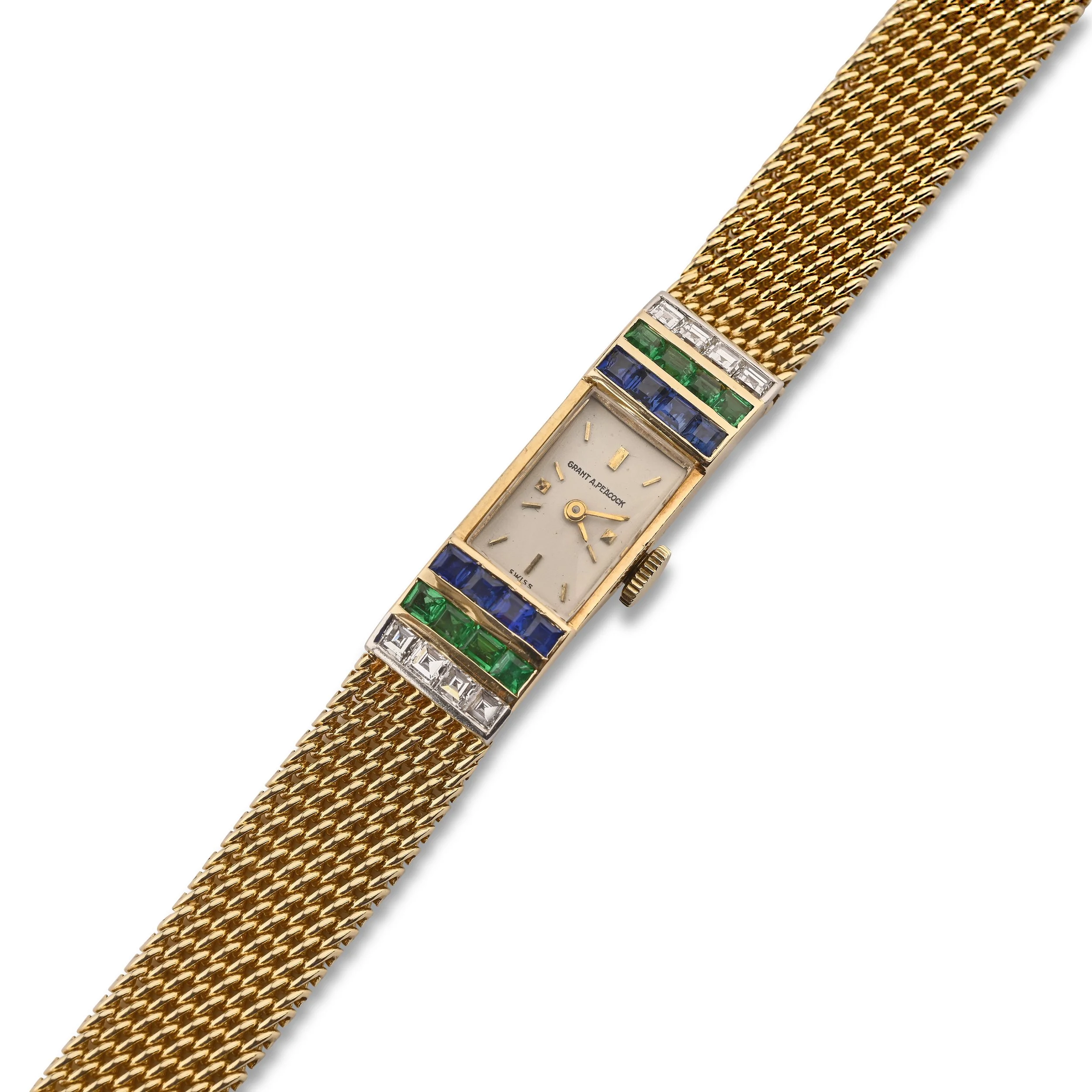 A9467C A GOLD COCKTAIL WATCH BY GRANT A.PEACOCK.jpg