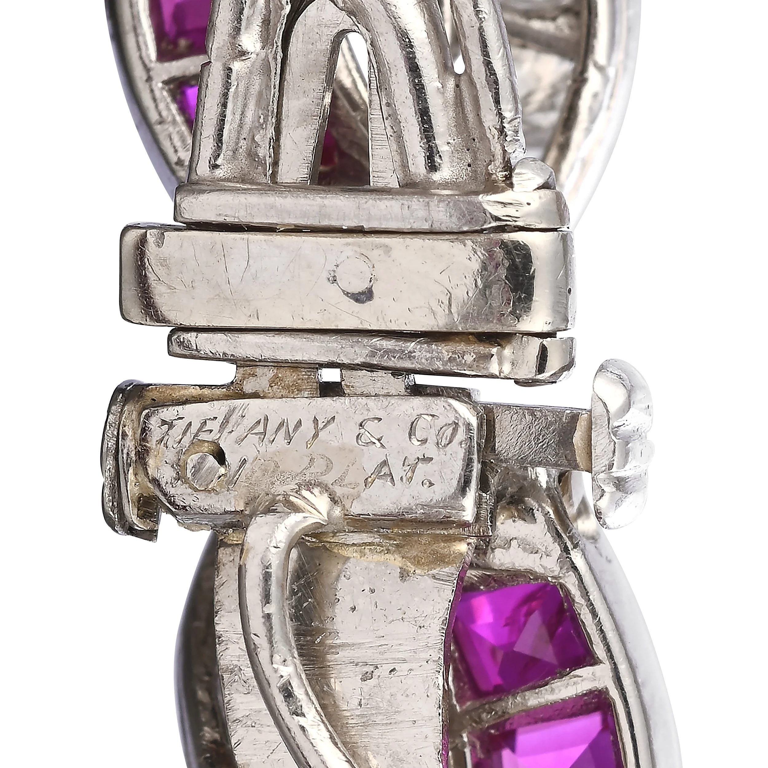 A9466B TIFFANY. A RUBY AND DIAMOND BRACELET.jpg