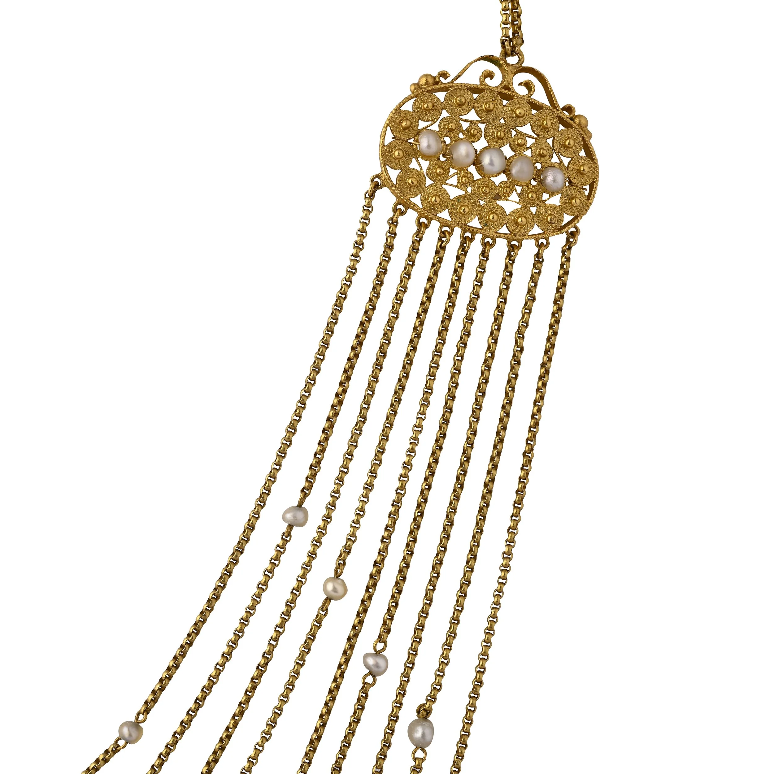 A9455C A VICTORIAN FESTOON NECKLACE.jpg