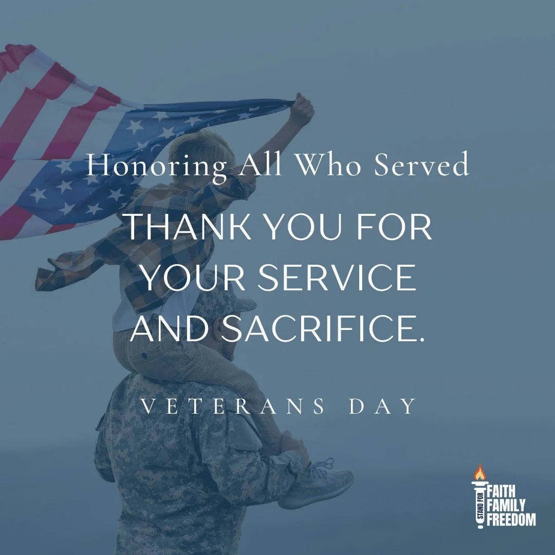 Today we honor the brave men and women who stood in defense of freedom &mdash; past and present. 
Your courage, sacrifice, and steadfast faith remind us what it truly means to serve something greater than ourselves.
Thank you, Veterans.

#StandForFai
