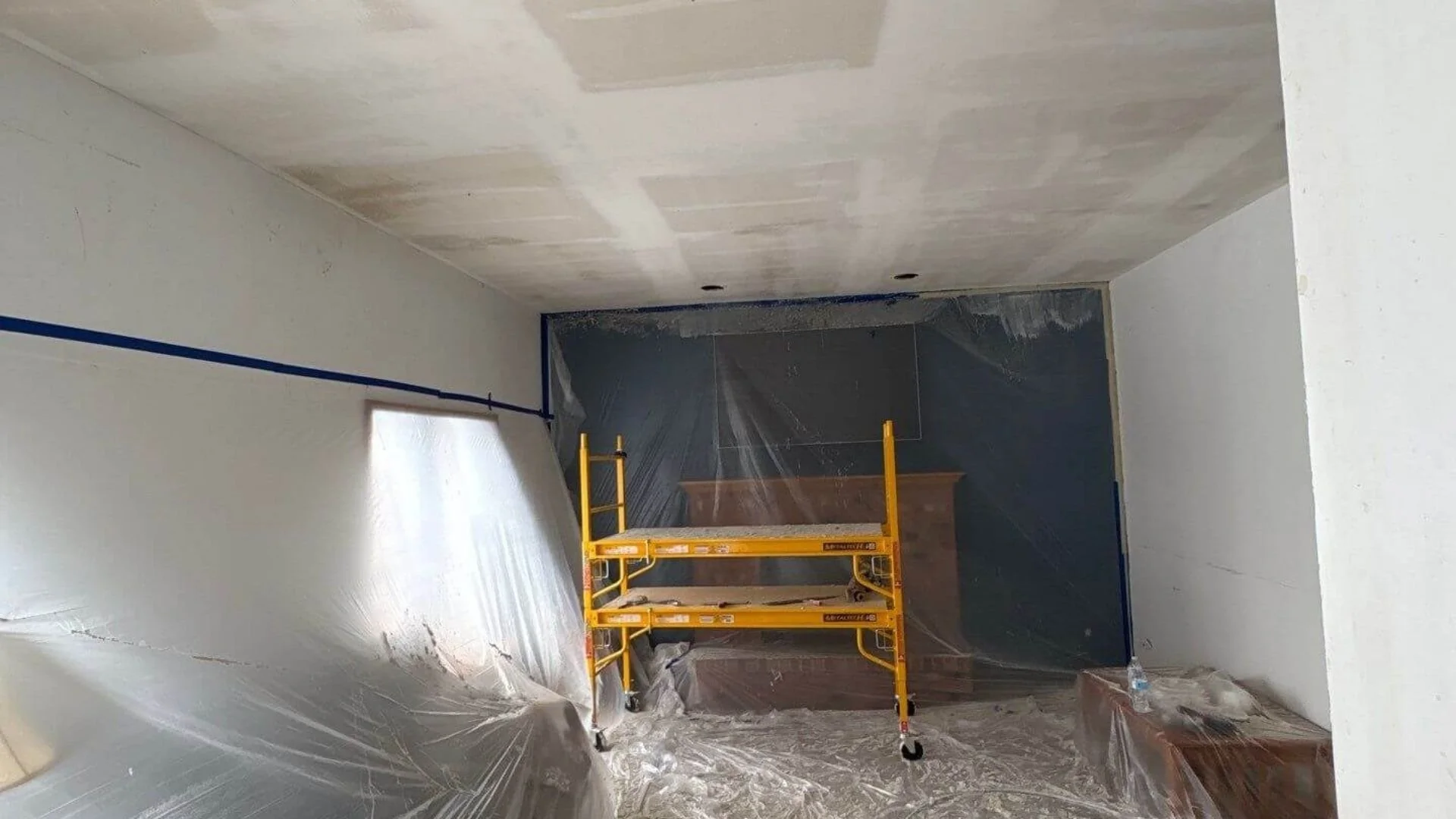 what happens during popcorn ceiling removal