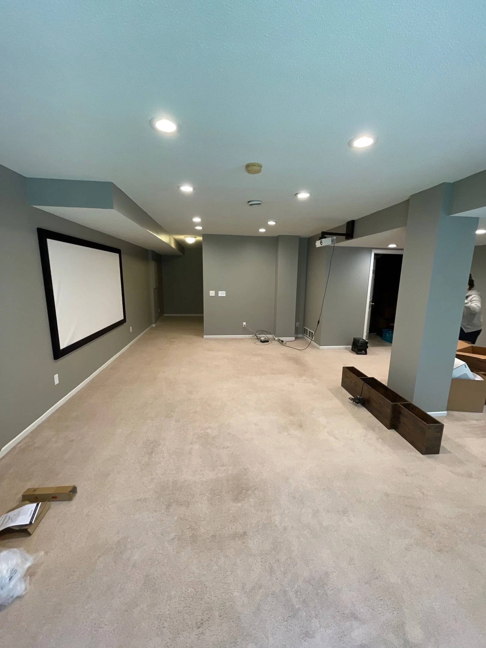 Basement Interior Painting Project Woodbury Minnesota